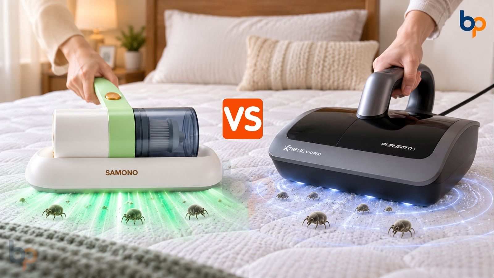 SAMONO SW-MPG300 vs PerySmith V10 Pro vacuum cleaner kasur tungau