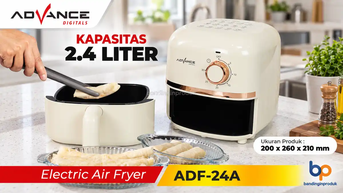 Advance ADF-24A: Air Fryer Mini 2 Liter, Beneran Layak Dibeli? 2 Advance ADF-24A: Air Fryer Mini 2 Liter, Beneran Layak Dibeli?