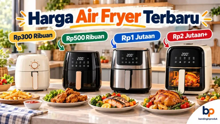 Harga Air Fryer: Daftar Harga Berdasarkan Kapasitas dan Fitur 1 harga air fryer berdasarkan budget dan kapasitas
